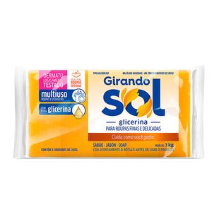 Sabão Girando Sol Glicerina 5x200g