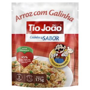 Arroz Tio João Cozinha & Sabor 175g Com Galinha