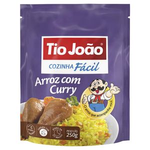 Arroz Tio João Cozinha Fácil 250g Com Curry