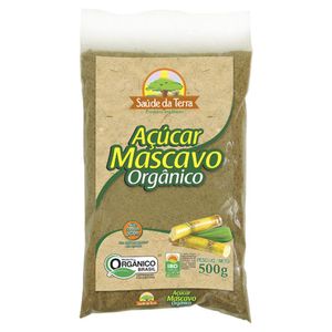 Áçucar Saude Terra Mascavo 500g Orgânico