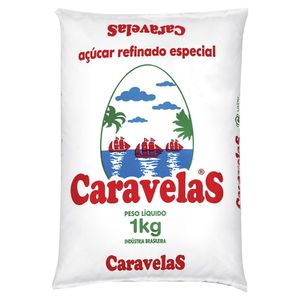 Açúcar Refinado Caravelas 1kg