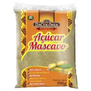 Áçucar Dacolonia Mascavo 500g