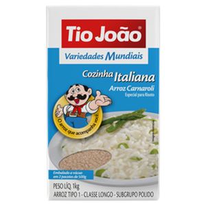 Arroz Tio João Variedades Mundiais 1kg Carnaroli