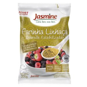 Farinha Linhaça Jasmine Dourada 200g Integral