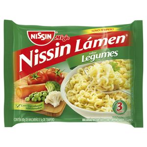 Macarrão Instantâneo Nissin Legumes 85g