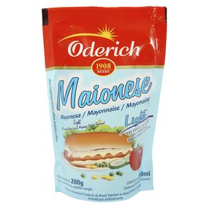 Maionese Oderich Light Sachê 200g