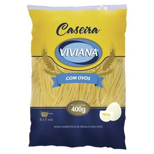 Massa Viviana Caseira Nº2 Com Ovos Talharim 400g