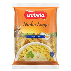 Massa Isabela Ninho Largo Com Ovos 500g