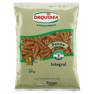 Massa Orquidea Penne Integral Sem Ovos 500g