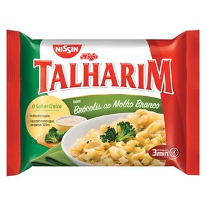 Talharim Nissin Miojo Brócolis Ao Molho Branco 99g