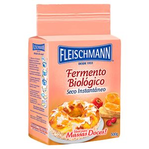 Fermento Fleischmann Biológico Para Massas Doces 500g