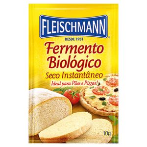 Fermento Fleischmann Biológico Instantâneo 10g
