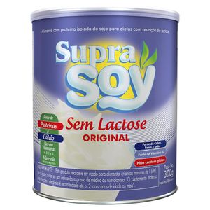 Alimento Em Pó Supra Soy Sem Lactose Original Lata 300g