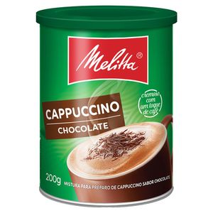 Café Solúvel Melitta Cappuccino 200g Chocolate