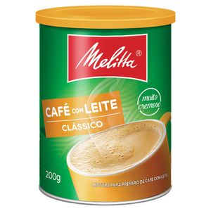 Café Solúvel Melitta Com Leite 200g