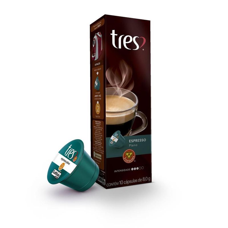 CAPSULA-TRES-ESPRESSO-PLENO-10X8G
