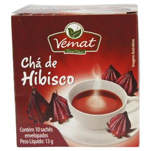 Chá Vemat Hibisco Com 10 13g