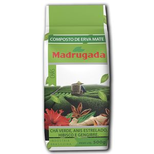 Erva Mate Madrugada Composto De Chá Verde 500g