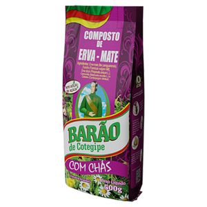 Erva Mate Barão Composta Com Chá 500g