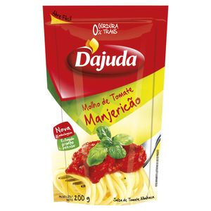 Molho De Tomate Dajuda Manjericão 200g