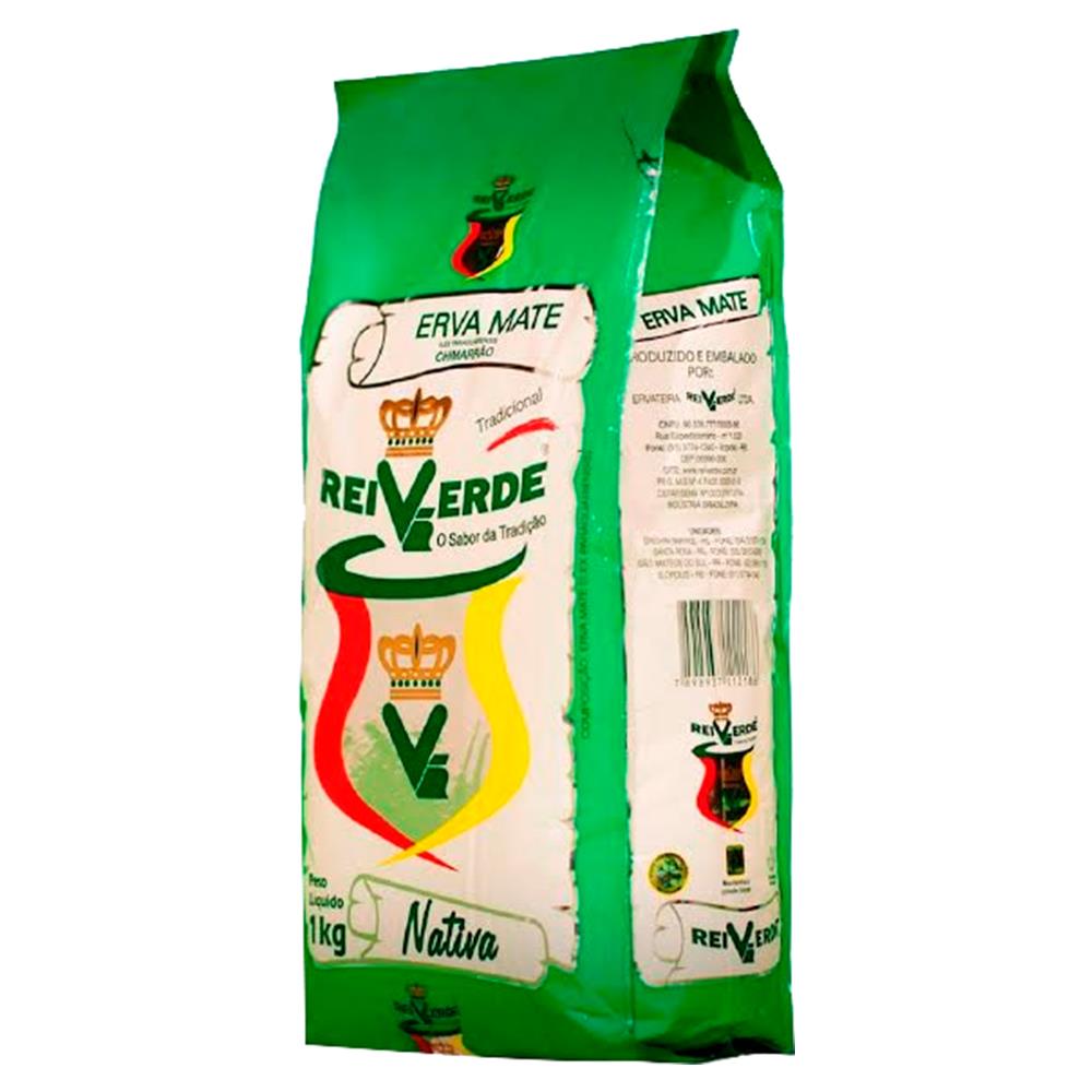 Erva Mate Rei Verde Nativa Sem Açúcar 1kg