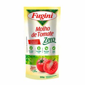 Molho De Tomate Fugini Zero Sachê 300g