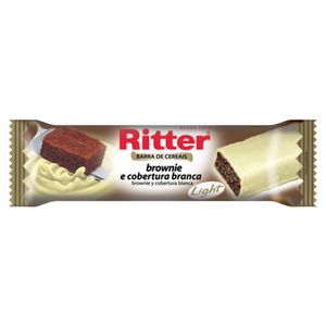 Cereais Barra Ritter Brownie Cobertura Chocolate Branco 20g