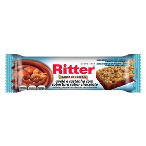 Cereais Barra Ritter Avelã Castanha Com Cobertura De Chocolate 25g