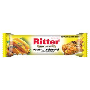 Cereais Barra Ritter Banana Aveia E Mel 25g