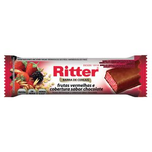 Cereais Barra Ritter Frutas Vermelhas Com Cobertura De Chocolate 25g