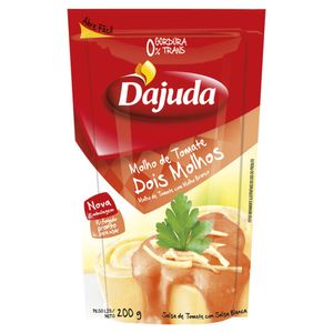 Molho De Tomate Dajuda Dois Molhos Sachê 200g