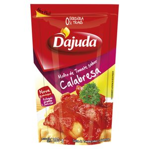 Molho De Tomate Dajuda Calabresa Sachê 200g