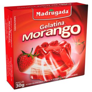 Gelatina Madrugada Morango 30g