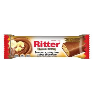 Cereais Barra Ritter Banana Com Cobertura De Chocolate 25g