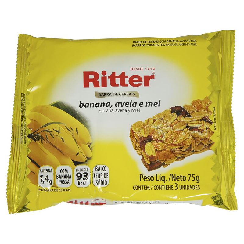 CEREAIS-BAR-RITTER-3X25G-BAN-AV-MEL