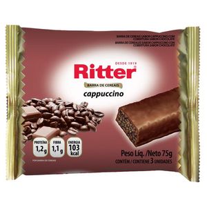 Cereais Barra Ritter Capuccino 3x25g