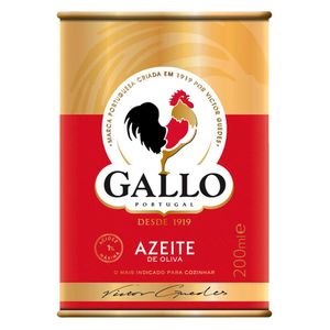 Azeite De Oliva Gallo Tipo Único Lata 200ml