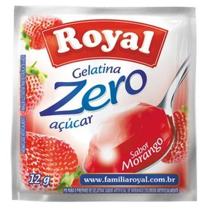 Gelatina Royal Zero Morango 12g