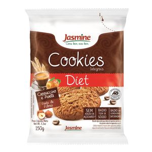 Cookie Integral Cappuccino E Avelã Zero Açúcar Jasmine 120g