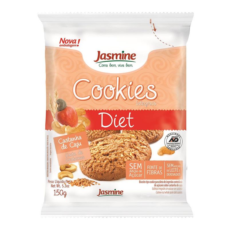 COOKIES-JASMINE-INTEG-ZERO-120G-AMEND-E-CASTANH