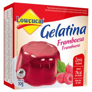 Gelatina Lowçucar Zero Açucar Framboesa 10g