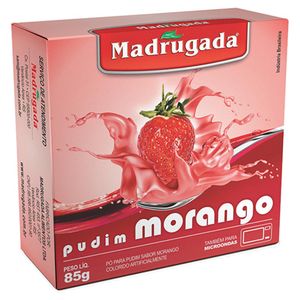 Pudim Madrugada Morango 85g