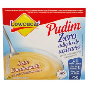 Pudim Lowçucar Zero Açucar Leite Condensado 25g