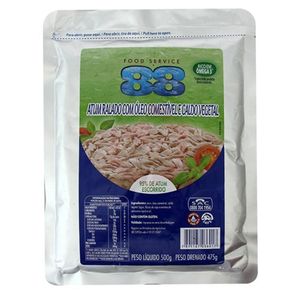 Atum 88 Ralado Com Óleo E Caldo Vegetal Pouch 475g