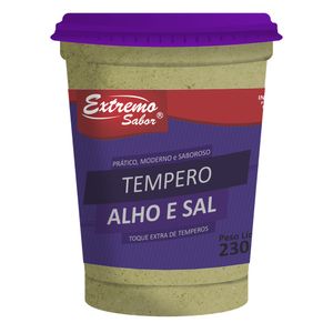 Tempero Extremo Sabor Alho E Sal Copo 230g