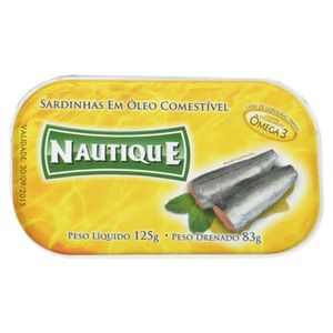 Sardinha Nautique Com Óleo 84g