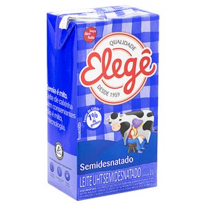 Leite Uht Elegê Semidesnatado 1l