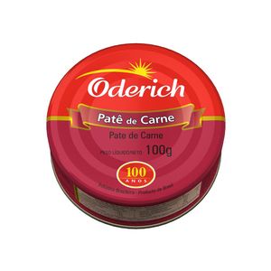 Patê Oderich De Carne Lata 100g