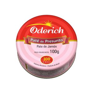 Patê Oderich De Presunto Lata 100g