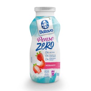 Bebida Láctea Batavo Pense Zero Morango 170g